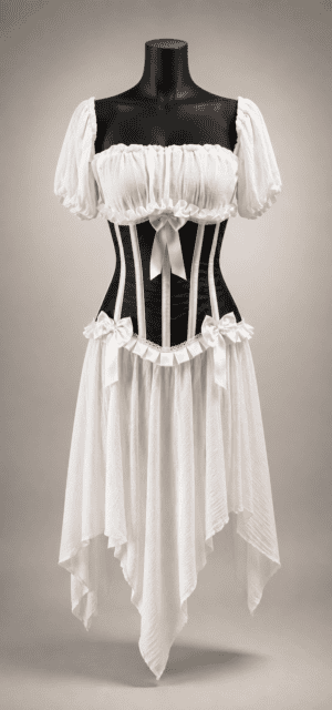 noir belle corset