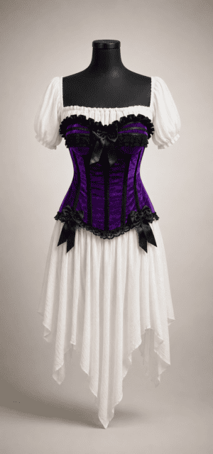 moonlit violet corset