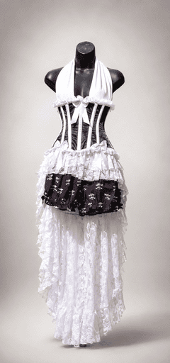 white black dress 240x512