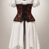 crimson bloom corset
